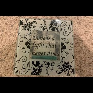 Love is the light that never dims Candle Holder